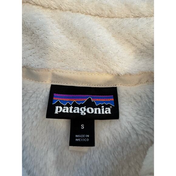 Patagonia Snap T Fleece Pullover Cream size small - Picture 7 of 11